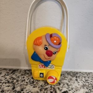 Vintage radio baby toy